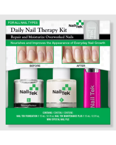 Front view of NailTek's Daily Nail Therapy Repair kit.
